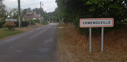 Entrée de la commune - Ermenouville